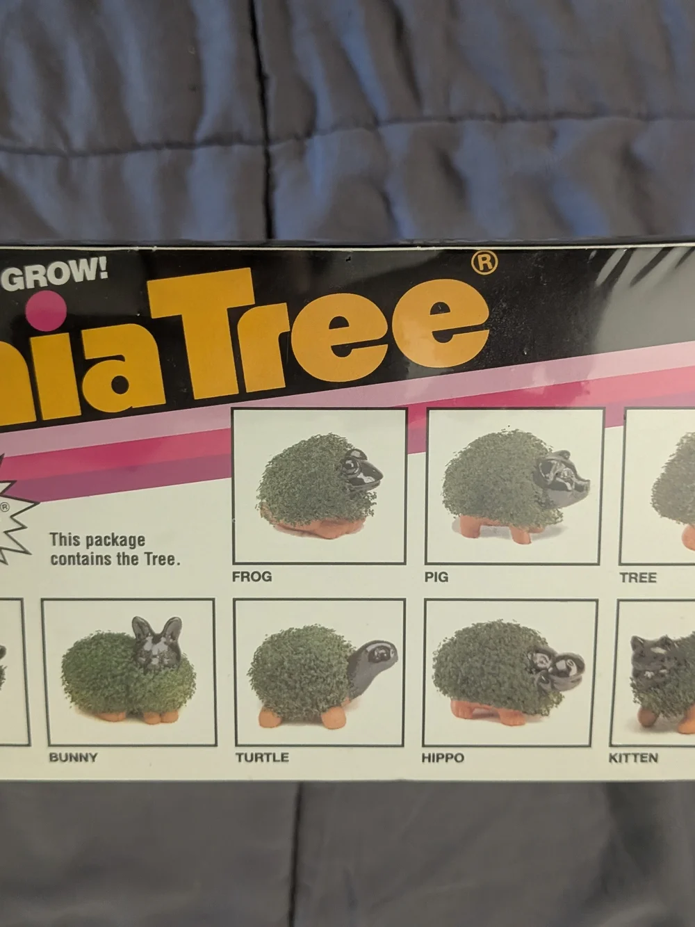 Vintage Chia Tree Planter Kit Sealed NIB Retro Nostalgia Gift Terracotta Planter